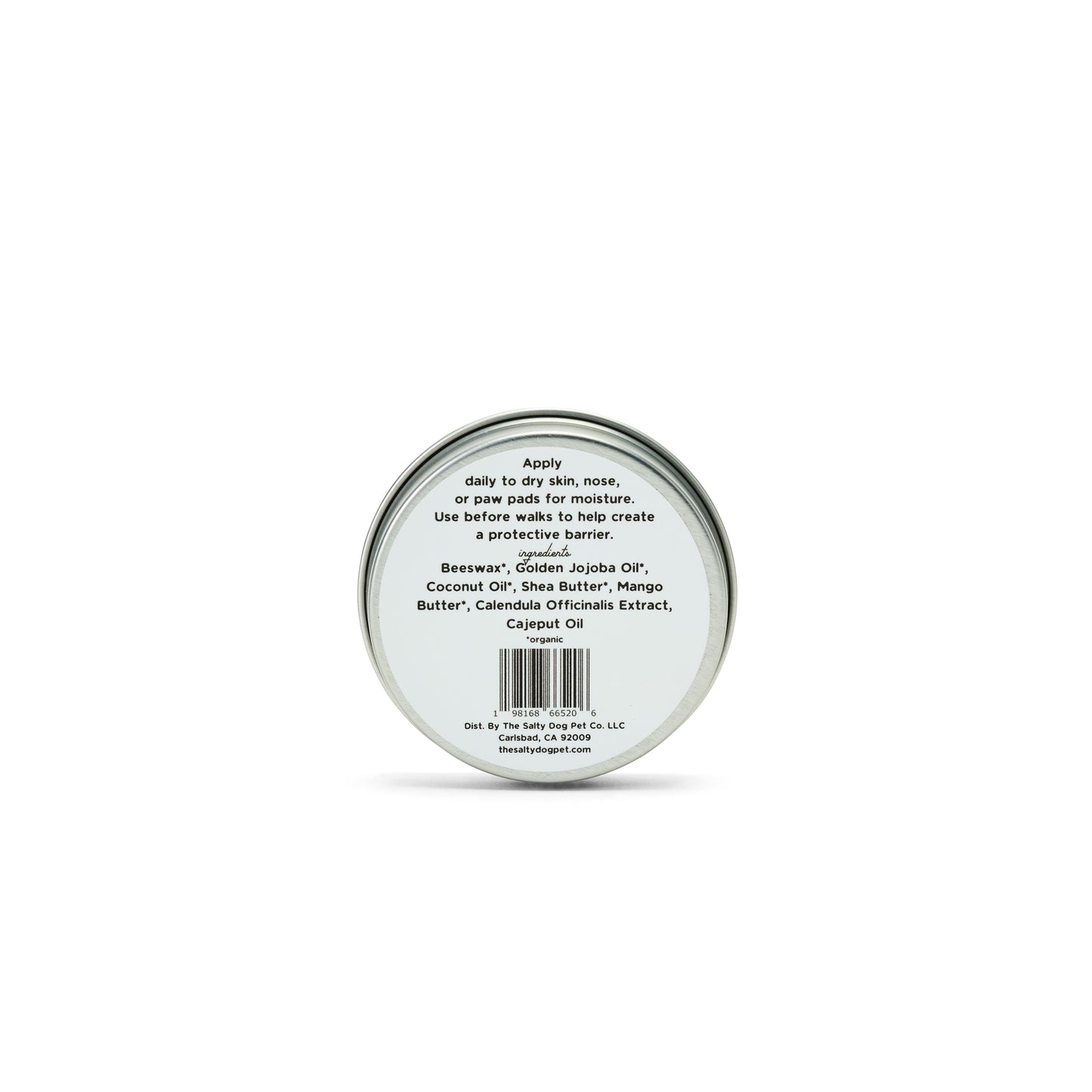 SalkaPet 3-in-1 Balm — pet-safe paw balm for dogs in silver tin with blue label (image 2)