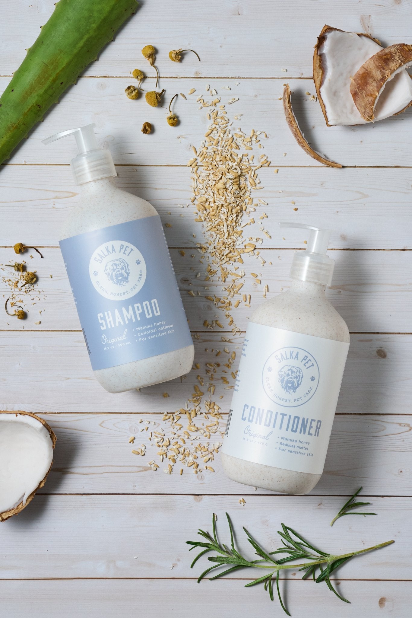 Dog Shampoo and Conditioner Set — Bath Duo | SalkaPet