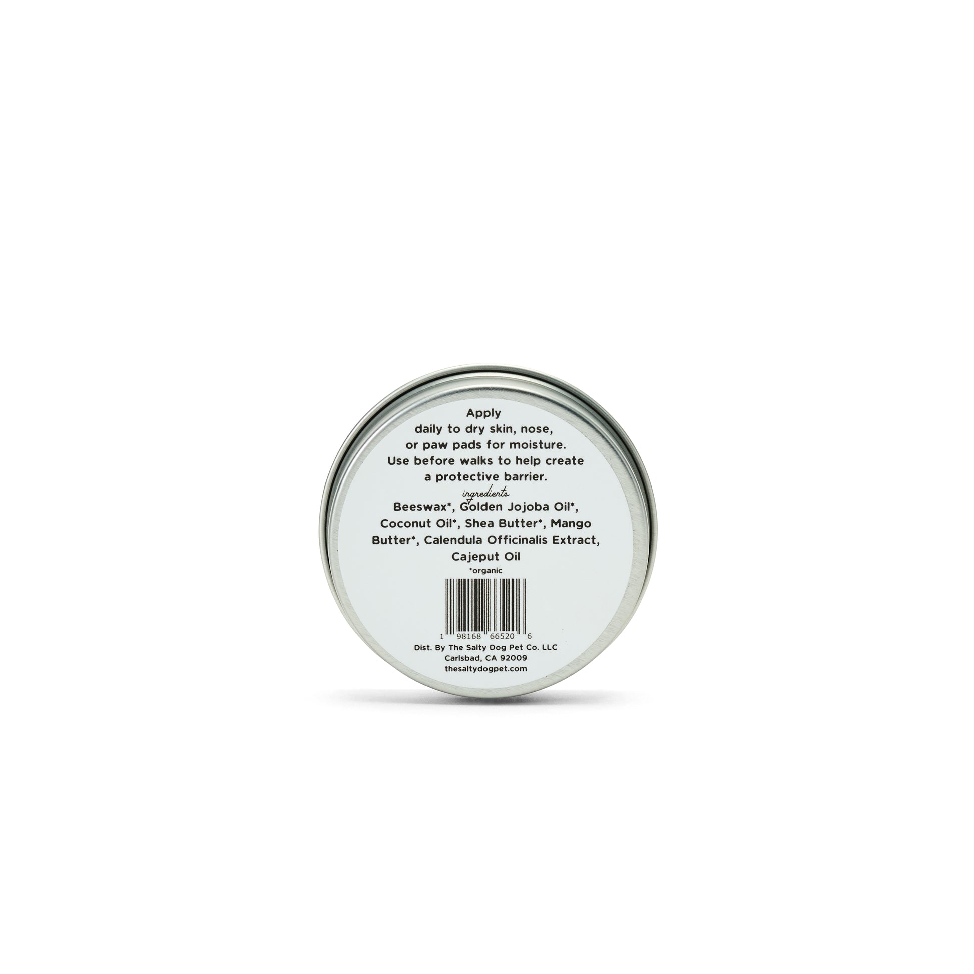 SalkaPet 3-in-1 Balm — pet-safe paw balm for dogs in silver tin with blue label (image 2)