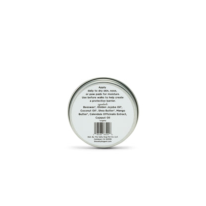 SalkaPet 3-in-1 Balm — pet-safe paw balm for dogs in silver tin with blue label (image 2)