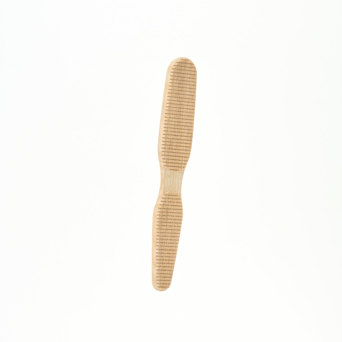 SalkaPet Purrect Bond Brush — wooden barbell-shaped cat grooming tool