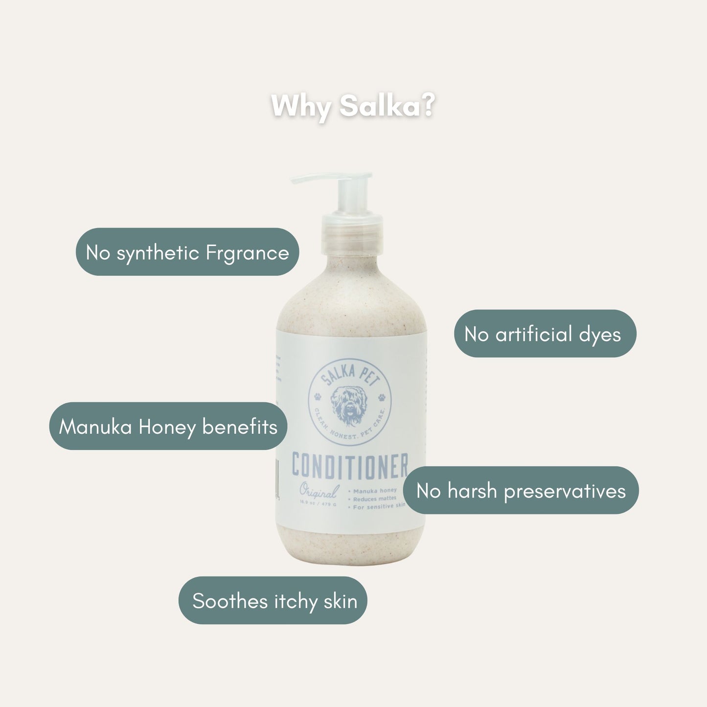 Moisturizing Dog Conditioner & Detangler