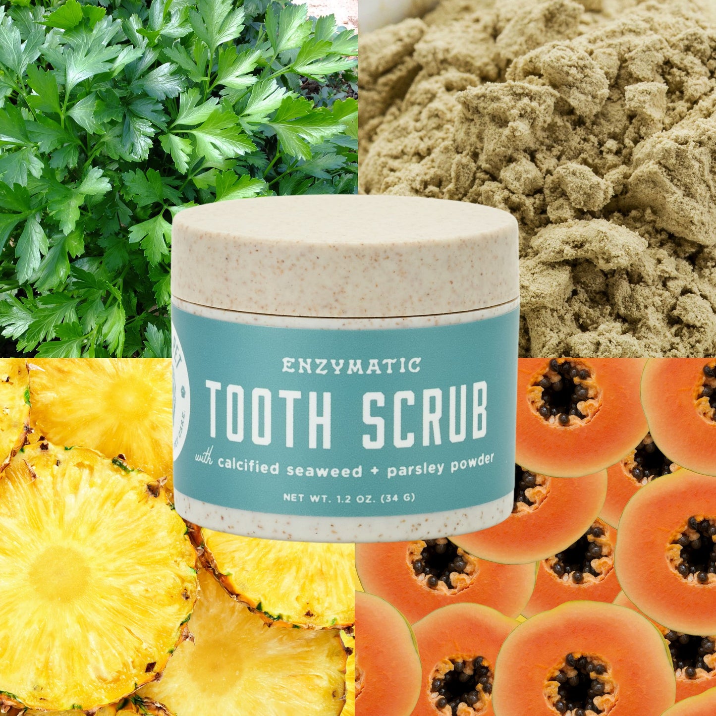 Enzymatic Dog Tooth Scrub — Natural Dental Powder