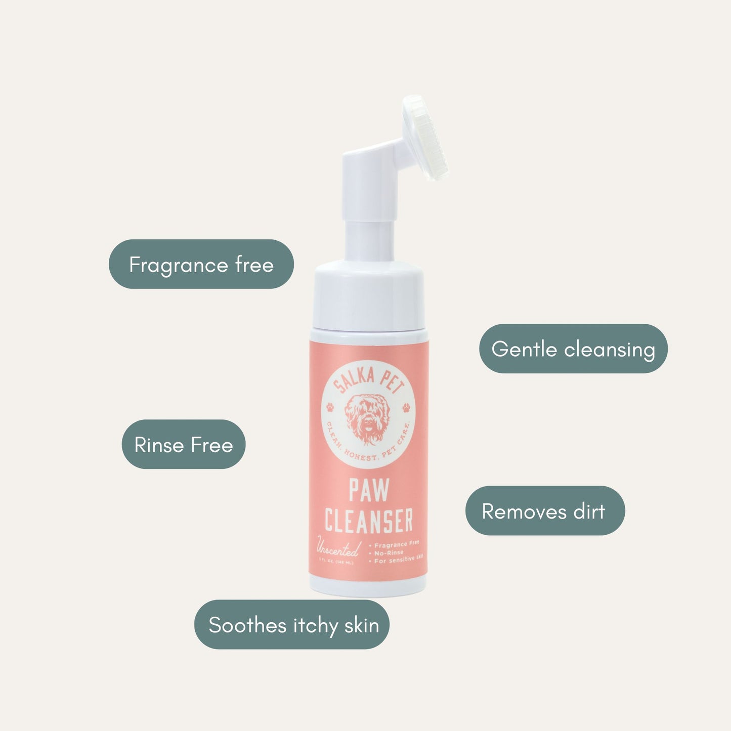 Rinse-Free Dog Paw Cleanser