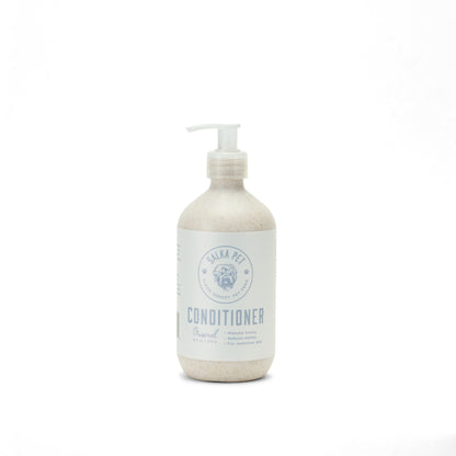 SalkaPet Moisturizing Dog Conditioner & Detangler bottle for long and curly coats